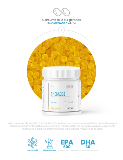 Gomitas de OMEGA360